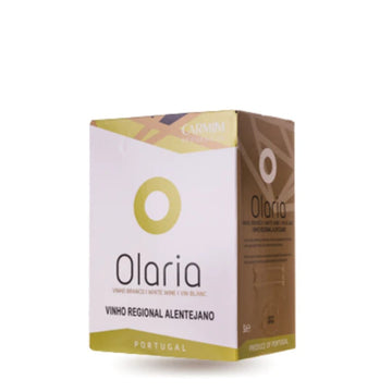 Vinho Carmim Branco Seco Portugues Alentejo Olaria Antãovaz/Perrum/Síria 2018 Bag In Box 4.5 Litros